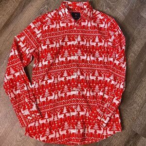 Simon Banks‎ Reindeer Button-Up-Size Small